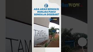 Relawan Ojol Gelar Operasi Kumpulkan Ranjau Paku, Diduga Sengaja Disebar, Ada Tulisan Arah Bengkel