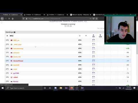 Codeforces Round 666 Screencast + A-C Solutions
