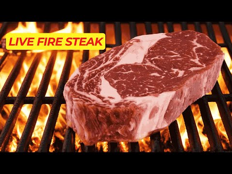 The Secret To Grilling a Rib-Eye Steak Over an Open Fire | The Best Steak Frites I've Ever Made