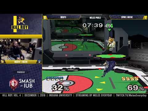 Kill Roy Vol. 4 - Pools - (Fox) Rickyj vs Spire | Reeve (Marth)