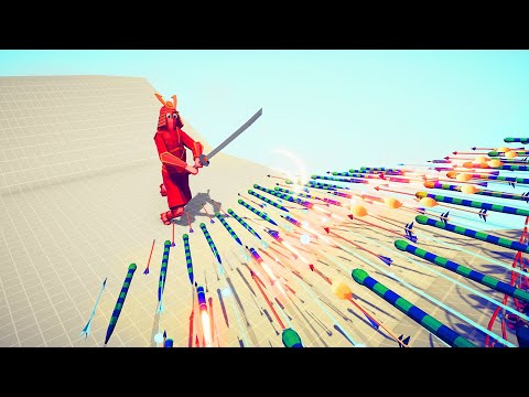 HOW MANY ARCHERS CAN STOP A GIANT SAMURAI Part 1 | TABS - Totally Accurate Battle Simulator