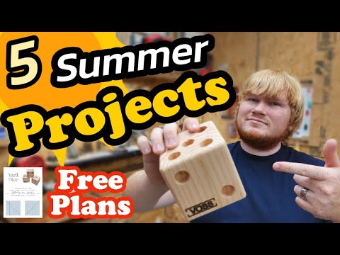 5 FREE PLAN Woodworking Projects: Summer Edition.