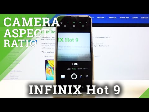 How to Adjust Camera Aspect Ratio – Camera Options in INFINIX Hot 9