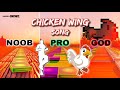The Chicken Wing Song - Noob vs Pro vs God (Fortnite Music Blocks)