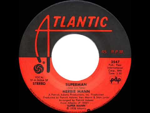 1979 HITS ARCHIVE: Superman - Herbie Mann (stereo 45 single version)