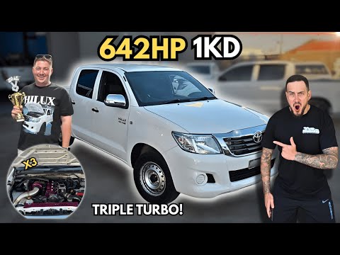 642HP TRIPLE TURBO HILUX! (Full Build Breakdown + Dyno)
