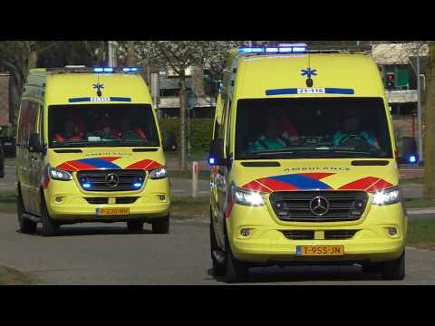 Verschillende Ambulances met spoed naar meldingen in Oss