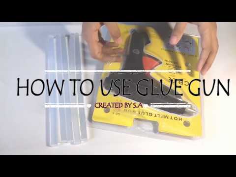 How to use hot glue gun....//@\\