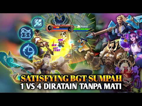 INI ALASAN LUO YI HARUS MASUK META 1 VS 4 DIRATAIN SEDIRI | LUO YI TOP 1 GLOBAL BEST BUILD & EMBLEM