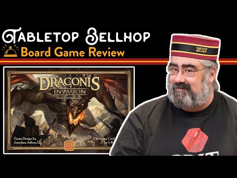 Card Game Review Draconis Invasion, a rather punishing dark fantasy deck-building game