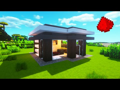 ✔️ Minecraft: 8x8 Redstone House (FULL HOUSE TUTORIAL #1)
