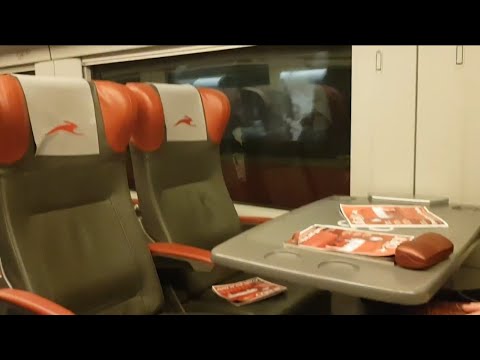 On board Italo train 9972 Naples Central - Milan Central (Smart)