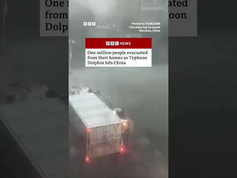 China evacuates one million from homes as Typhoon Dolphin arrives. #BBCNews