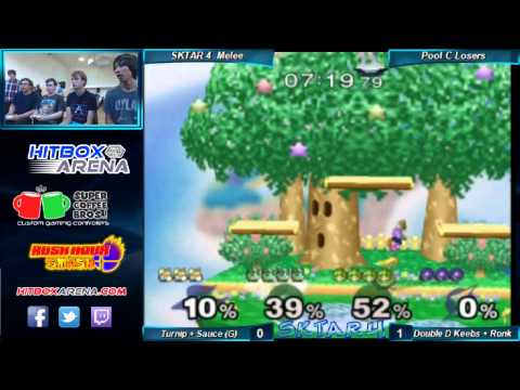 SKTAR 4 Melee Doubles Ronk + D Double Keebs vs Turnip + Sauce Pools