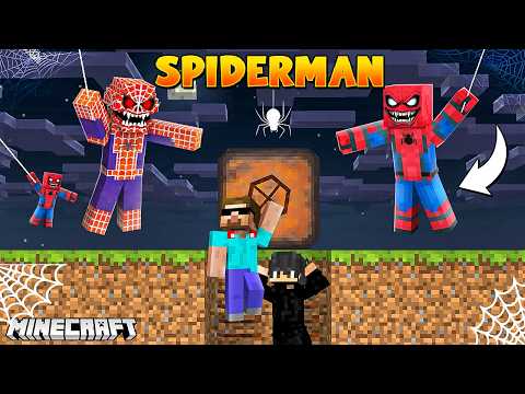 We Created BUNKER to Survive EVIL SPIDERMAN in Minecraft!