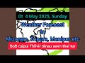 Dt 4 May 2025 A Mizoram Chhung Leh Hmun Dangte Khawchin Tlangpui Thlirlâwkna