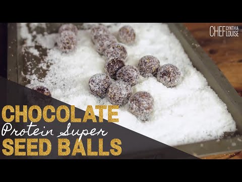 How To Make Chocolate Protein Super Seed Balls | Vegan Recipe