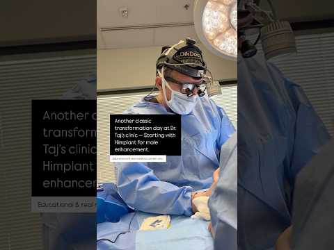 Behind the scenes of a real male enhancement procedure — Today we’re starting with Himplant.