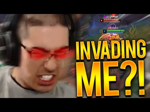 THIS ELISE TRIED TO INVADE THE GODYR?!? BIG MISTAKE... - Trick2G