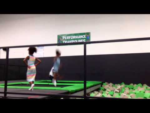 Dad does front flip flop on his belly