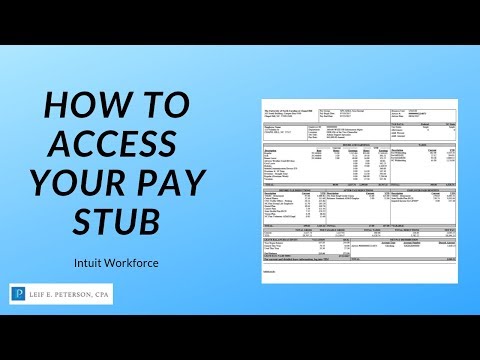 How to Access Your Paystub through Workforce Intuit