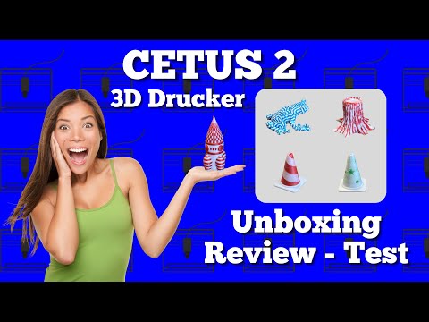 Cetus3D Cetus2 3D Drucker mit besonderem Feature - 2x Filament 1x Nozzle  0x Müll - Review [2023]
