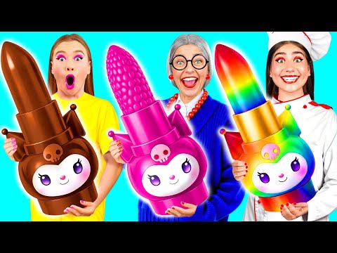 Me vs Grandma Cooking Challenge | Funny Kitchen Hacks