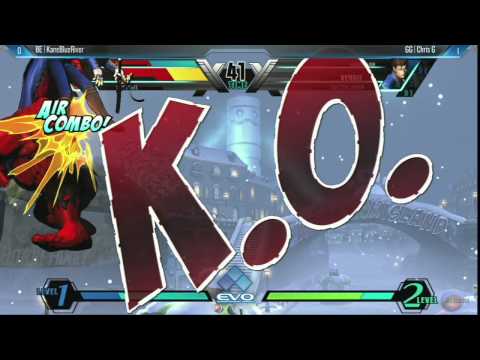 EVO2014 UMvC3 SF L2 - BE KaneBlueRiver (HUL-SEN-HAG) vs GG Chris G (MORRIDOOM)