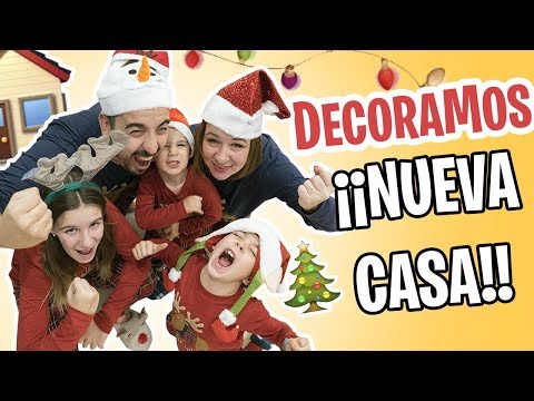 Decoramos NUEVA CASA 🏡¡¡de NAVIDAD!!🎁🎄// familukis