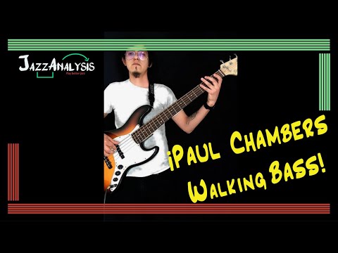 Paul Chambers - How high the Moon Walking Bass Transcription