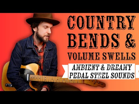 Country Bends & Volume Swells. Pedal steel sounds for lead guitarists. Triads & double stops lesson.