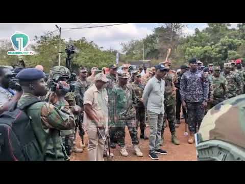 Special Guest Inspects Artillery at Ghana Armed Forces Demonstration