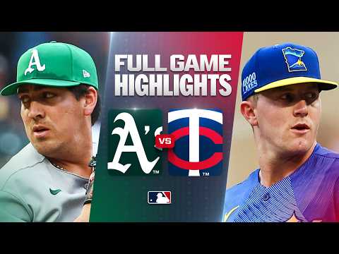 미네소타 VS 애슬레틱스 0:2 MLB 하이라이트