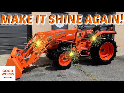 Faded Tractor?  You Can Shine It Up & Bring Back It's Former Glory! Works For Kubota & John Deere!