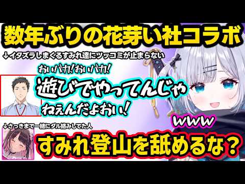 社築に怪物認定されるすみれ、同級生の女の子っぽい距離感になる花芽姉妹などイタズラやダル絡みにツッコミが止まらなくなる社築ｗｗ【花芽すみれ/花芽なずな/社築/花芽い社/Mondo/ぶいすぽ/にじさんじ】