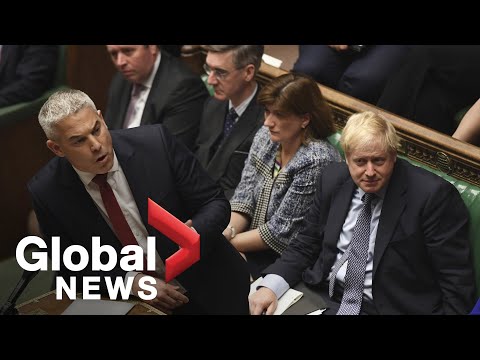 U.K. lawmakers debate PM Boris Johnson's legislative agenda