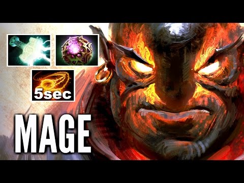 Magic Build Ember Spirit by Mage- Mjollnir and Octarine Core Epic 8k MMR 7.00 Gameplay Dota 2