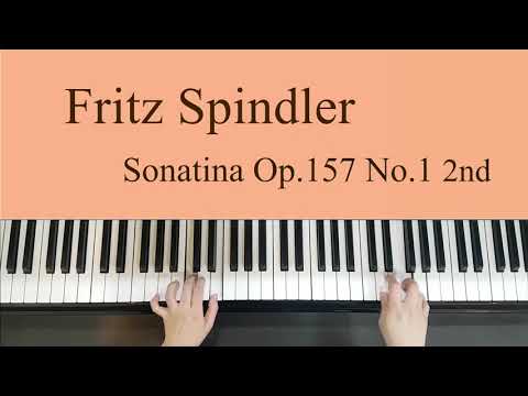 Fritz Spindler  - Sonatina Op.157 No.1 2nd (스핀들러 소나티네)