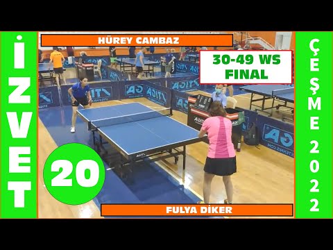 ÇEŞME 2022 | FULYA DİKER - HÜREY CAMBAZ | 30-49 WS | FINAL