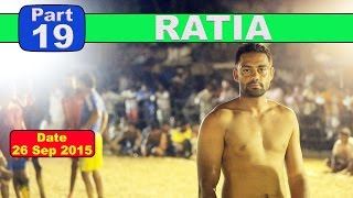 (13) Ratia (Haryana) Kabaddi Touranament 26 Sep 2015