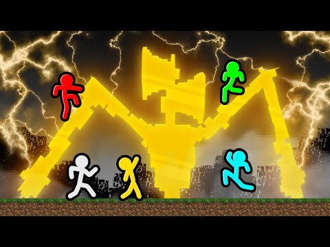Stickman VS Minecraft: Golden Sirenhead Returns - AVM Shorts Animation
