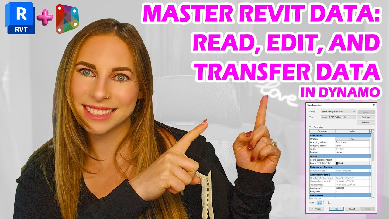 Master Revit Data with Dynamo: Read, Edit, and Transfer Parameters!