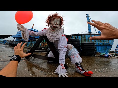 PARKOUR VS KILLER CLOWN PENNYWISE!