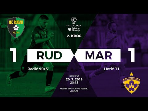 2.krog: Rudar - Maribor 1:1 ; Prva liga Telekom Slovenije 2019/2020