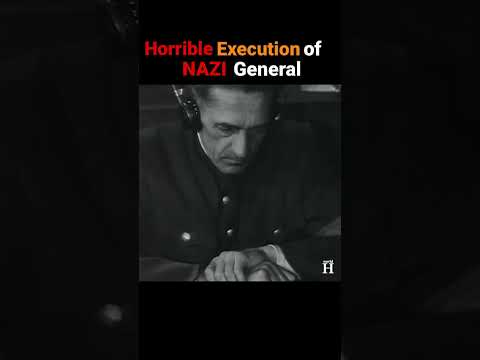 HORRIBLE Execution of Karl Hermann Frank -  SADISTIC Nazi "Bloody Dog"  -  #shorts #ww2
