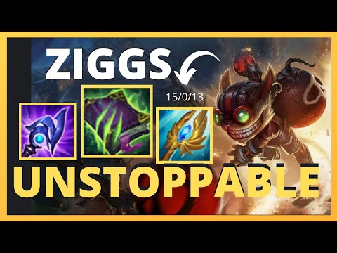 Ziggs ADC vs Aphelios - EUW Challenger Playing in SoloQ - Patch 11.15