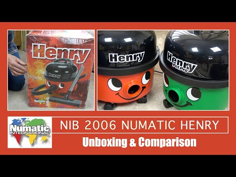 Factory Sealed Numatic Henry From 2006 Meets a 2021 Henry Pet Pro