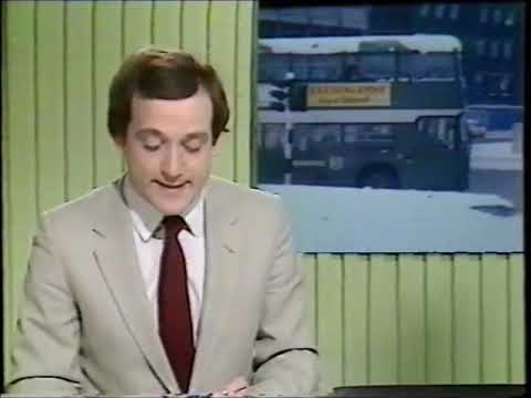 Local HTV News December 1981 - snow
