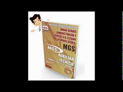 Apostila Seletivo MGS Minas 2015 - Auxiliar Técnico (Todas as Atividades)