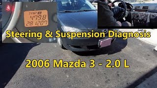 2006 Mazda 3 - Steering and Suspension Diagnosis and Front Stabilizer Links Replacement